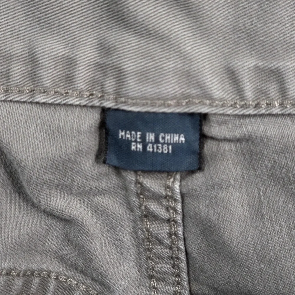 Polo Ralph Lauren Straight 650 Pants Mens 38x32 Gray Cotton Denim Style Y2K Gorp